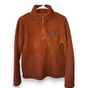 Patagonia Century Pink Los Gatos 1/4-Zip High-Pile Fleece Pullover Medium